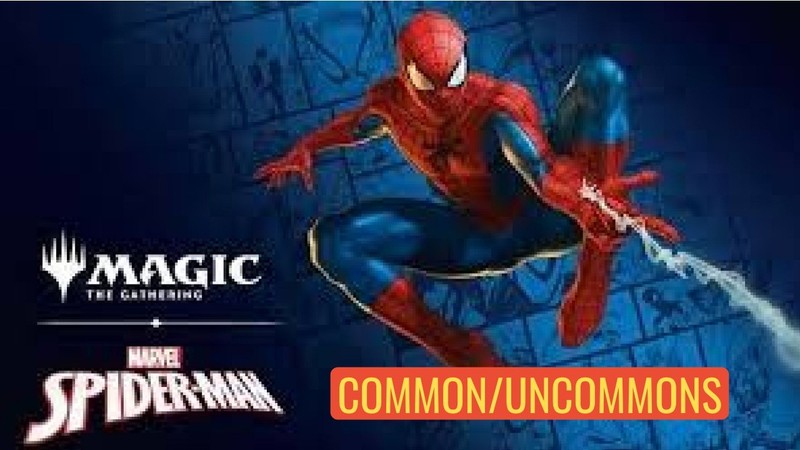 Magic the Gathering Spiderman Common / Uncommon Cards