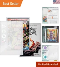 Comic Book Top Loaders - Protector Hard Case Sleeve, Toploader Holder for Silver