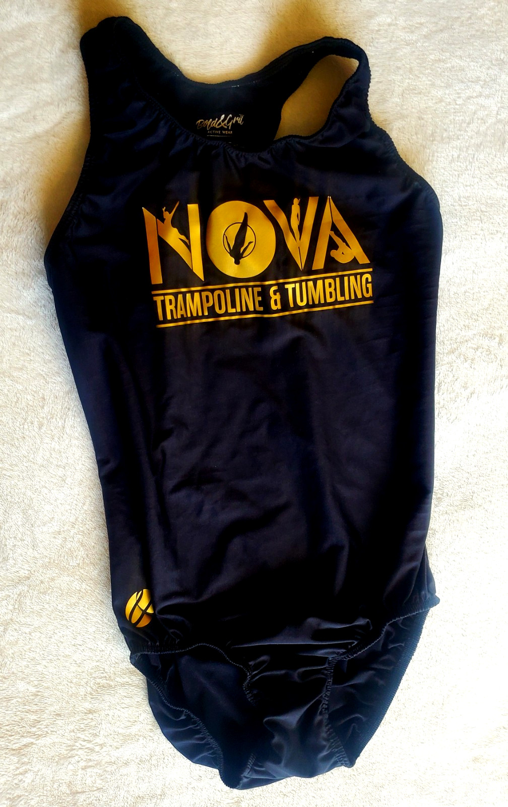 Bold & Grit Gymnastics Leotard Adult Large AL Competition Dance Aerialist