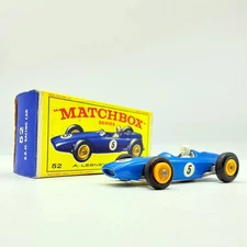 Matchbox Lesney 52b BRM racing car Boxed Regular Wheels