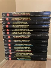 Edgar Rice Burroughs TARZAN Book Set Lot 1-14 Ballantine Authorized Complete