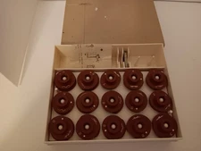 VTG Sears Kenmore Sewing Machine Stitch Pattern Cams Discs Set of 30 wCase 13760