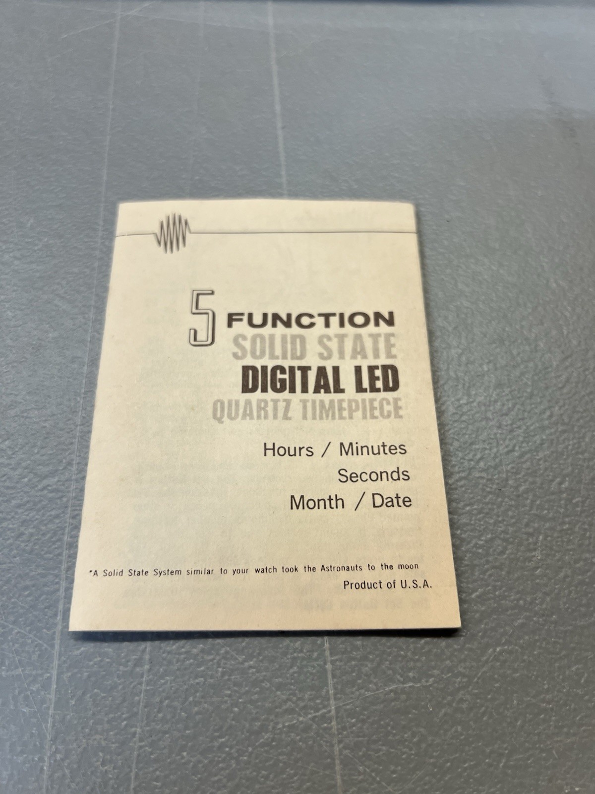 Vintage Microsonic Digital Solid State Red LED Wr… - image 8