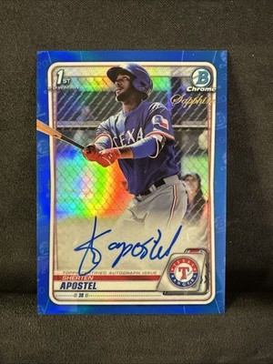 2020 Bowman Chrome Sapphire Edition - Auto Sherten Apostel #BSPA-SA (AU, RC)