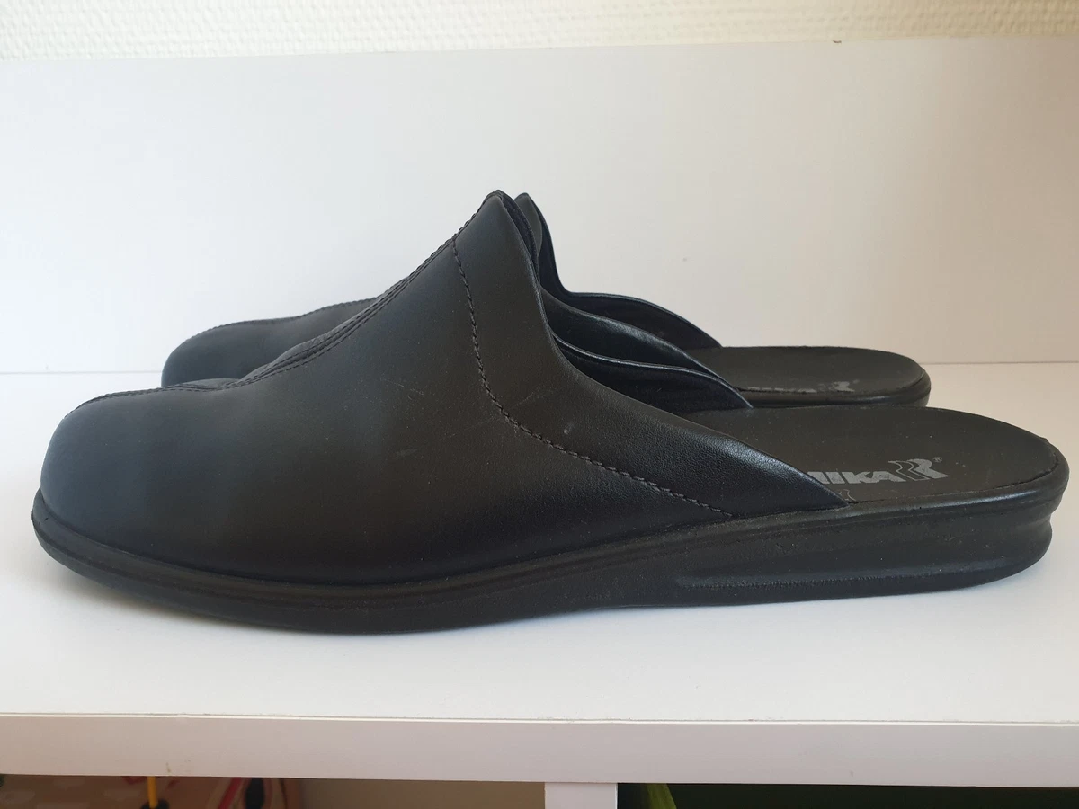 Romika Herren Hausschuhe Lederschuhe * schwarz Gr.46