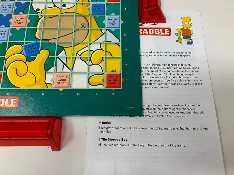 The Simpsons Scrabble (Complete) - Image 3 of 4