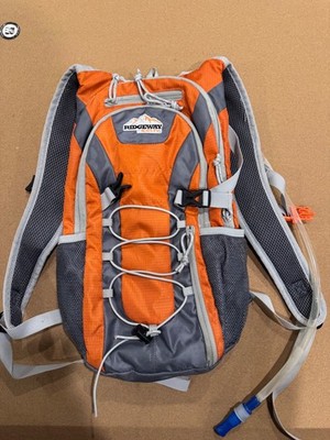 Kelty Ridgeway Hydration Daypack Gray Orange Hiking Backpack Outdoor Pack