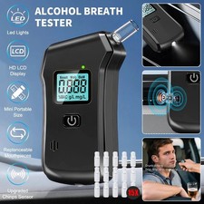 Pro Digital LCD Police Breath Breathalyzer Test Alcohol Tester Analyzer Detector