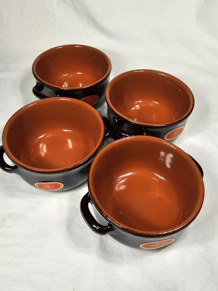 VINTAGE LA EUROPA HI MARK Set Of 4 TERRACOTTA ITALY Bowls - Image 2 of 4