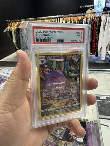 2022 Pokemon SWSH Lost Origin Gengar Trainer Gallery Full Art #TG06/TG30 PSA 9