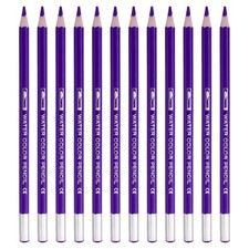 12Pcs Watercolor Pencil for Coloring, Drawing, Painting, Purple