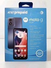 Motorola Moto G Play 2024 Blue At t Prepaid Smartphone 64GB - Brand New Sealed