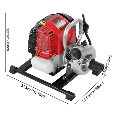 #ad 31CC 4Stroke Gasoline Water Pump 1.5quot; Portable Gas Powered Semi Trash Water Pump $124.95