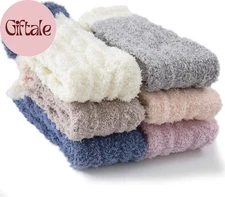 Warm & Cozy Gifts for Women, Stocking Stuufers, Fluffy Fuzzy Plush Sleeping Slip