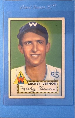 1952 Topps #106 Mickey Vernon Washington Senators VG to EX (MK) | eBay