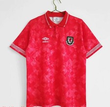 1990/92 Wales Retro kit Home and Away Shirt