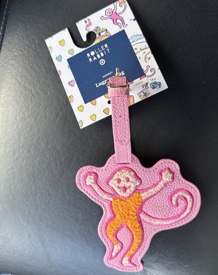 Roller Rabbit X Target Sea Life Monkey Luggage Tag Pink - SOLD OUT!