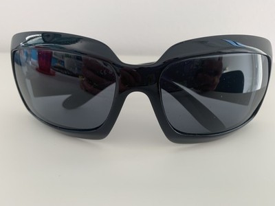 Chanel 6022 Q Vintage Sonnenbrille Schwarz Perlmutt CC Logo Authentic