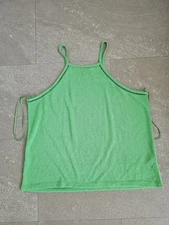Woman's green, basic jersey camisole top Size 16. New without tag. 