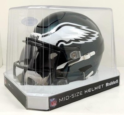 PHILADELPHIA EAGLES MID SIZE SPEEDFLEX HELMET ''MIDI'' w/ VISOR RIDDELL ~ NIB