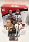 FOCO WWE Rock 'N' Sock Connection Bobblehead Set The Rock & Mankind #128 /223 LE