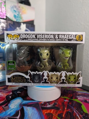 Funko Pop! Vinyl: Game of Thrones - Drogon, Viserion, & Rhaegal (Exclusive)