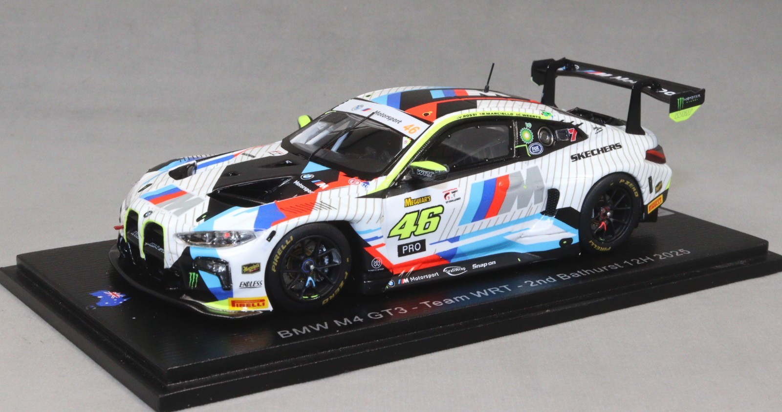 Spark BMW M4 GT3 2nd Place Bathurst 12 Hour 2025 Weerts, Marciello & Rossi AS081