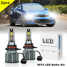 Per Cadillac ATS Berlina 4 Porte 2013-2019 Faro Led Alto Basso Lampadine Bianco 2pz