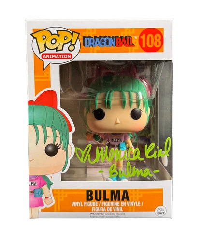 Monica Rial Signed Funko POP Dragon Ball Z Bulma Autographed JSA COA 2