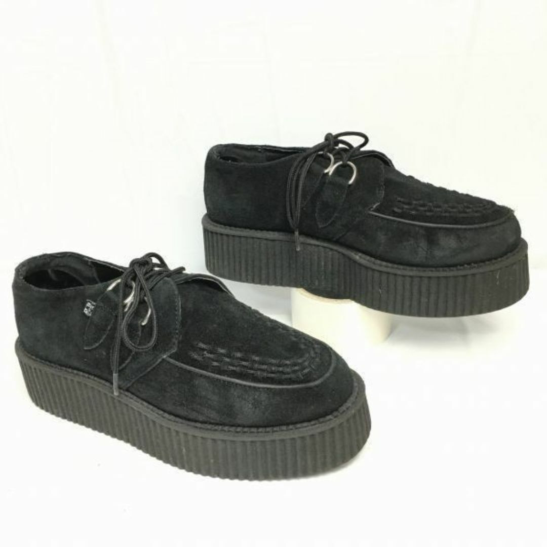 T.U.K Size24.5-25.0 Uk6 Rubber Sole Boots Shoes Black/Black T.U.K Size24.5-25.0 Uk6 Rubber Sole Boots Shoes Black/Black