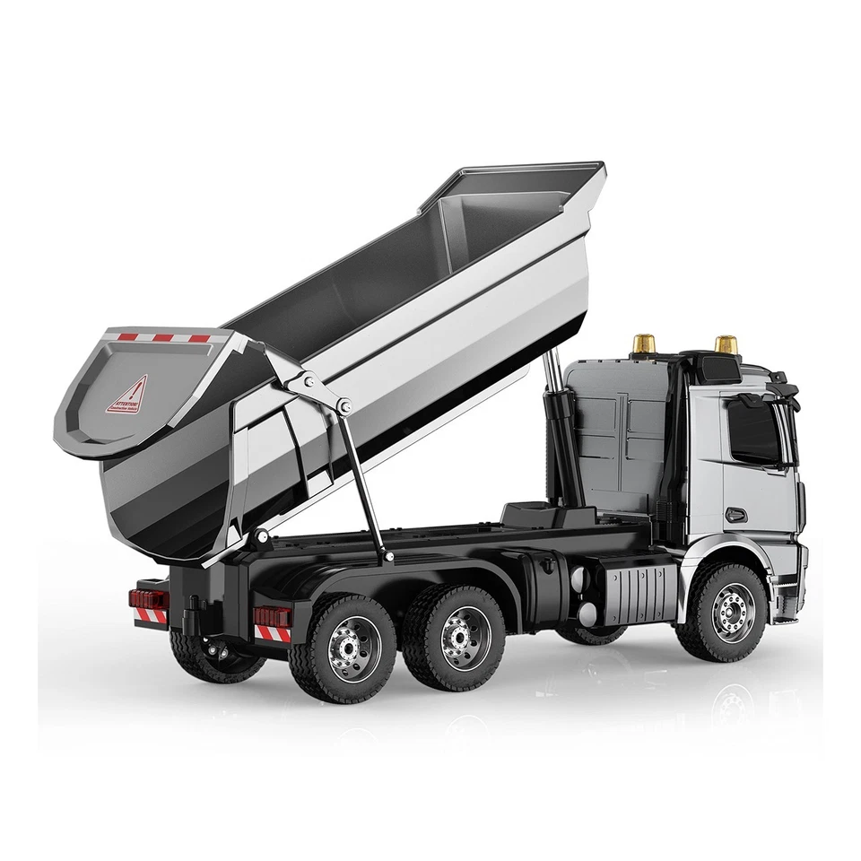 Camion Mercedes Arocs Rc Autocarro con cassone ribaltabile in metallo 1:20 - Immagine 4 di 4