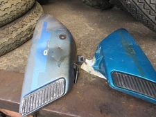 1974 yamaha rd200 side cover and oil tank bottle reservoir