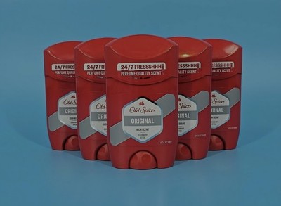 6 x Old Spice Original Deostick je 50ml 24/7 Frische & Schutz Maskuliner Duft