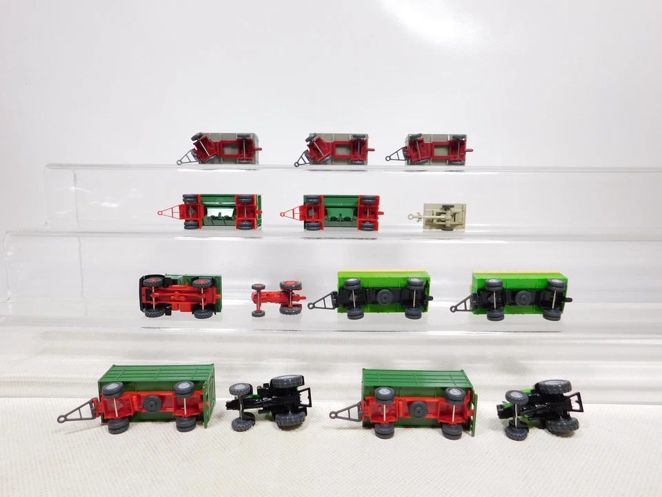 Wiking 1:87 H0 Raccolta Unimog Trattore Deutz Porsche Rimorchio Sg / Mint # - Immagine 3 di 4