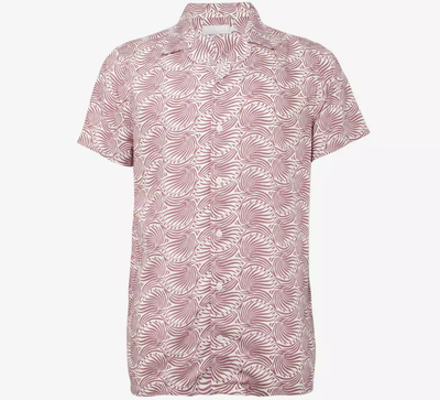Debenhams 1778 Men's Size M Pink Leaf 