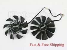 Pair Fans Cooler Fan For ASUS GTX 980 970 GTX 780Ti T129215SU 95mm Graphics Card