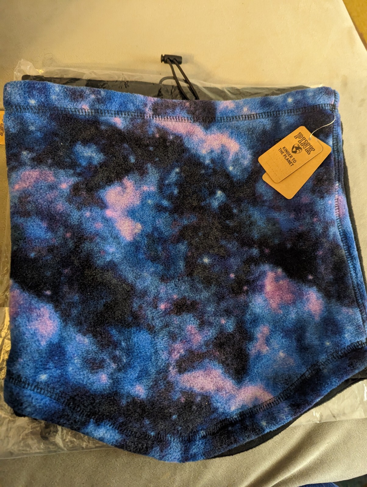 Pink Victoria’s Secret Fleece Face Neck Gaiter mask outdoors new with