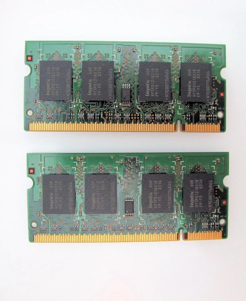 Hynix Laptop Memory (2 X 512MB) 2RX16 PC2-5300S-555-12 HYMP564S64BP6-Y5 AB 0628 - Image 2 of 4