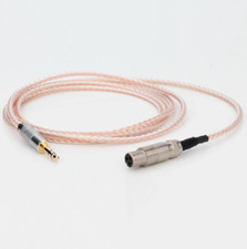 HiFi 16Cores 3.5mm to Mini XLR Plug Headphone Cable for AKG Q701 K702 K712 K7XX