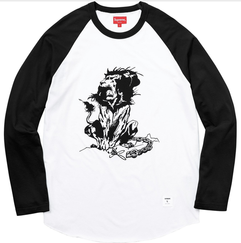 Supreme Lee Quinones Lion Raglan Long 