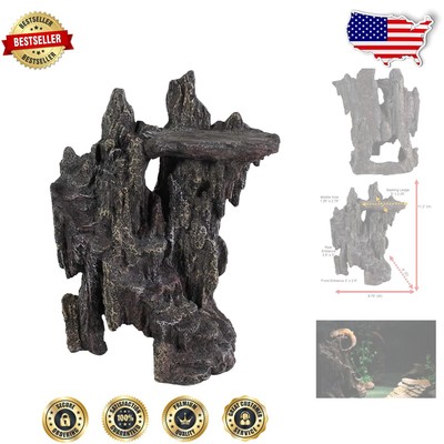 Reptology Shale Step Ledge Cave - Large 2 Aquarium & Terrarium Decoration