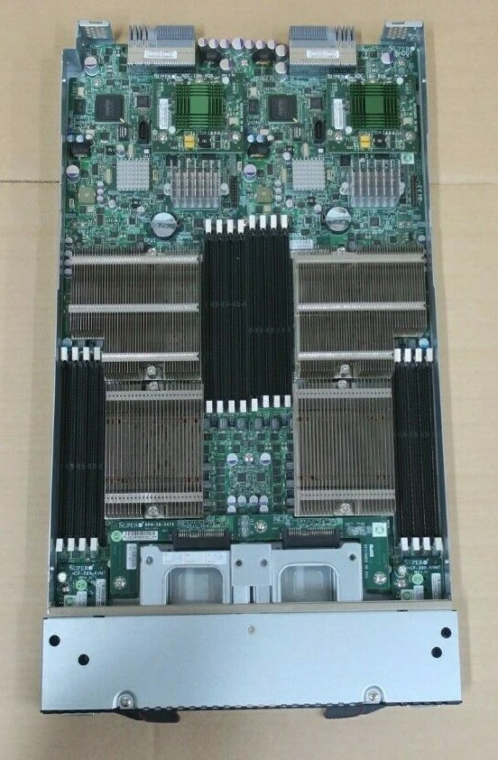 Supermicro TwinBlade SBA-7222G-T2 Blade Server 4x AMD 6380 64 cores 16-DIMM - Image 2 of 3