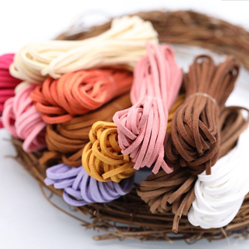 Leather Cord Strand String Rope for Necklace Bracelet Jewelry Rope Finding 154AU - Picture 1 of 39