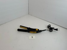 CONAIR CS4J 3/4" Ceramic Hair Straightener Flat Iron Black and Gold