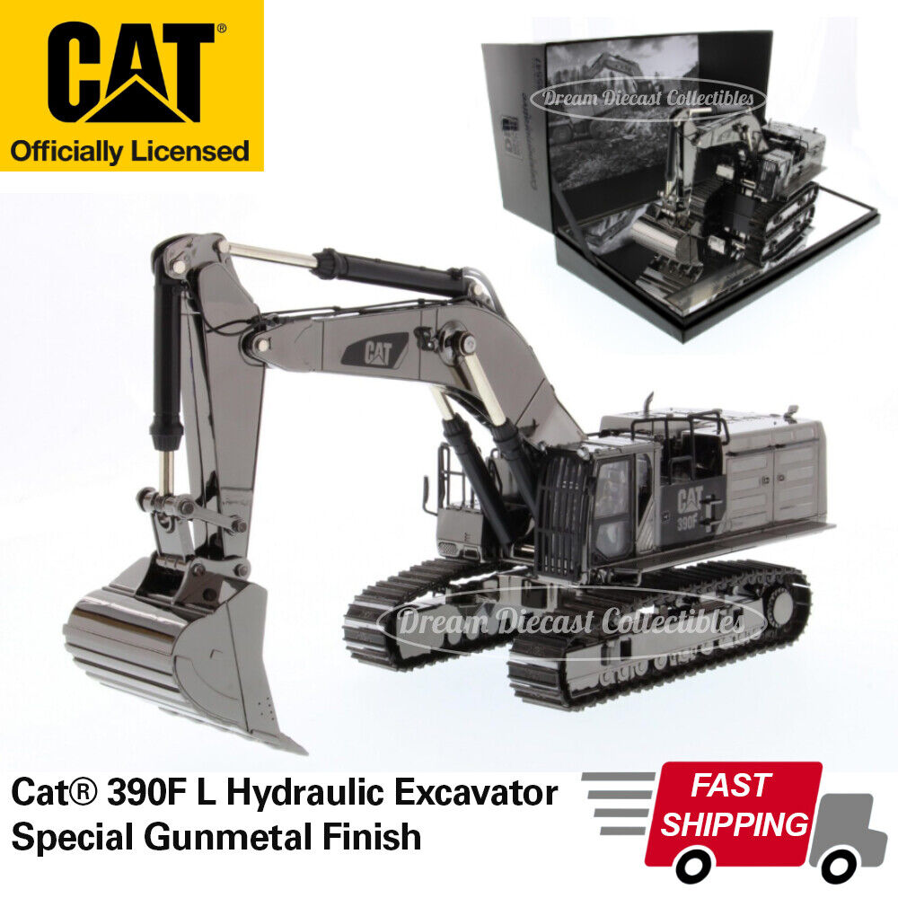 CAT CATERPILLAR 390F L HYDRAULIC EXCAVATOR GUNMETAL 1/50 DIECAST MASTERS 85547 CAT CATERPILLAR 390F L HYDRAULIC EXCAVATOR GUNMETAL 1/50 DIECAST MASTERS 85547
