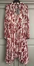 Image of Mint Velvet Gorgeous Animal Print Midi Dress Size 8.New