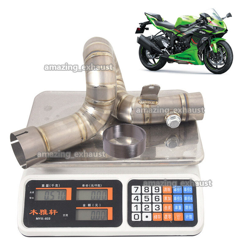 げん For Kawasaki Ninja ZX-6R ZX636 2024 2023 Exhaust Titanium Mid Link