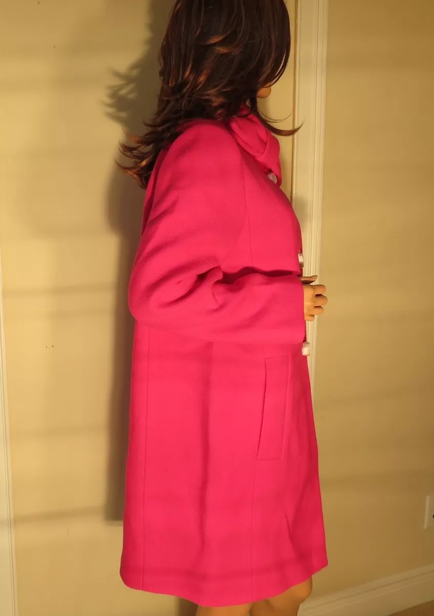 Kate spade shop hot pink coat