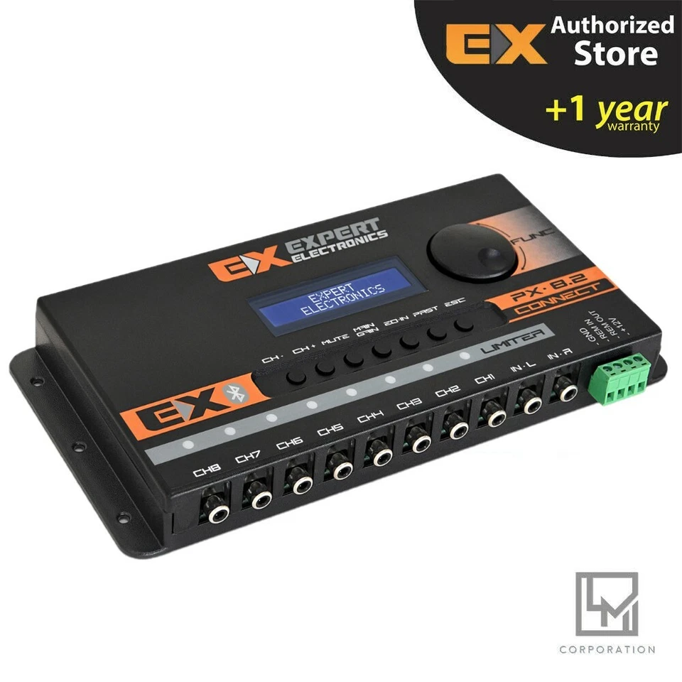 Expert PX8.2 Connect Bluetooth 8 Channel Crossover Digital Processor 8.2 - Image 2 of 4