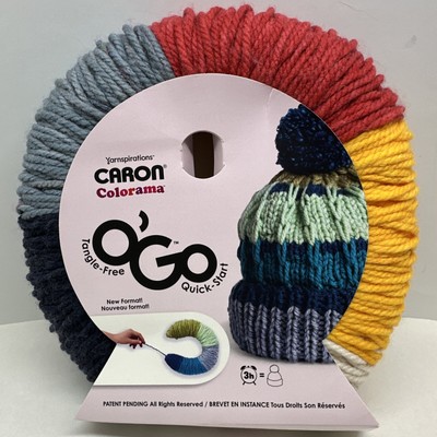Yarnspirations Caron Colorama O'Go Biker Jacket Primary Pop 6.4 oz 228 yards NEW